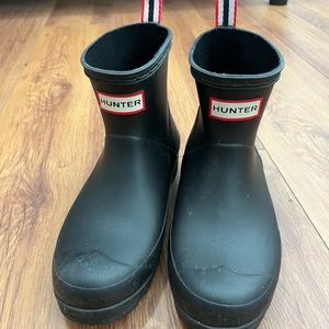 Hunter Women’s Play Short Rain Boots Black Size 6